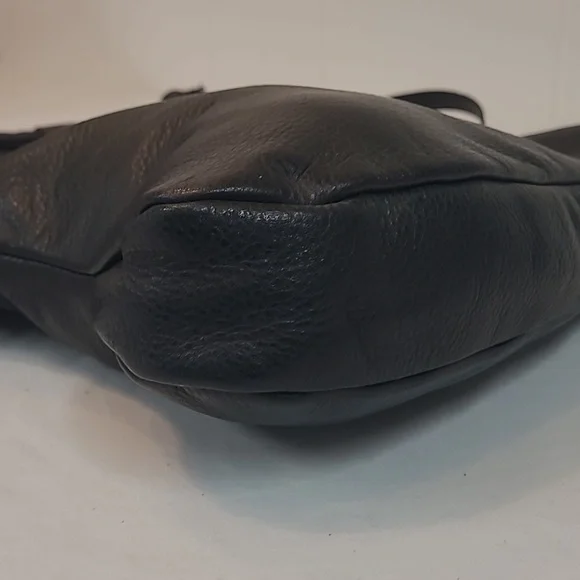 Pietro Alessandro Black Leather Satchel w/ Crossbody Strap Original Brooklyn Bag - Picture 14 of 15